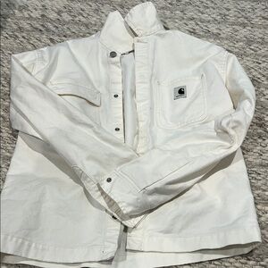 Women’s Carhartt Ivory Snap-Front Shirt jacket